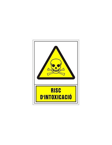 Compra Señal advertencia catalan 345 x 245 mm-risc d'intoxicacio 202034PSC al mejor precio