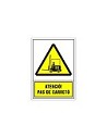 Compra Señal advertencia catalan 345 x 245 mm-atencio pas de carreto 206634PSC al mejor precio