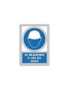 Compra Señal obligacion castellano 490x345 mm-obligatorio uso del casco 400049PS al mejor precio
