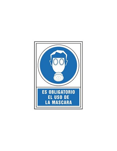 Compra Señal obligacion castellano 490x345 mm-obligatorio uso de mascara 400749PS al mejor precio