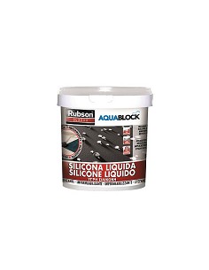 Compra Silicona liquida impermeabilizante aquablock sl3000 5 kg negro RUBSON 2716144 al mejor precio