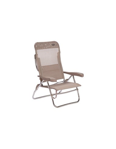 Compra Silla playa reclinable 7 posiciones beige CRESPO AL/223-M34 al mejor precio