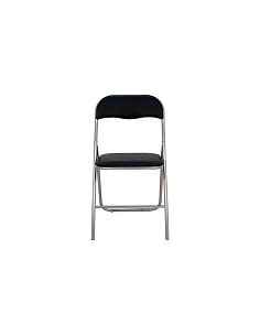 Compra Silla plegable negro con asiento acolchado FURNITURE STYLE JJJ0028NG al mejor precio