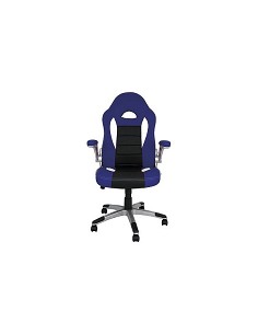 Compra Sillon escritorio/gaming azul / negro FURNITURE STYLE FS2427AZNG al mejor precio