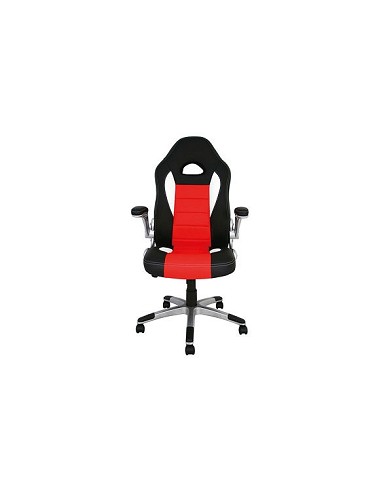 Compra Sillon escritorio/gaming negro / rojo FURNITURE STYLE FS2427NGRJ al mejor precio