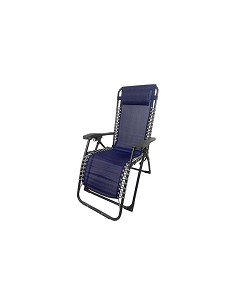 Compra Sillon plegable relax con cojin zero gravity azul NON TGCSTL0423-BLUE al mejor precio