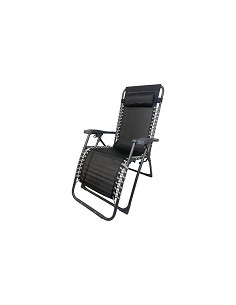 Compra Sillon plegable relax con cojin zero gravity negro NON TGCSTL0423-BLACK al mejor precio