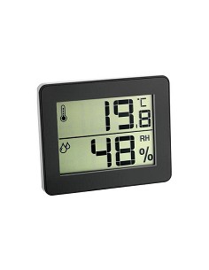 Compra Termometro higrometro reloj digital negro TFA 20301060 al mejor precio