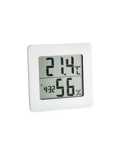 Compra Termometro higrometro reloj digital blanco TFA 30.5033.02 al mejor precio