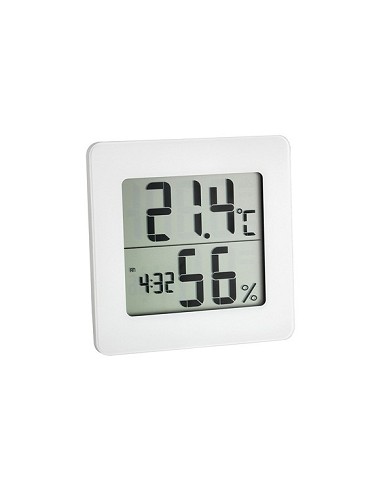 Compra Termometro higrometro reloj digital blanco TFA 30.5033.02 al mejor precio