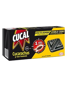 Compra Trampa doble cucarachas y sus huevos cucal 6 unidades CUCAL 2587850 al mejor precio