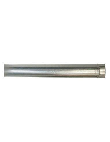 Compra Tubo liso galvanizado chimenea diámetro 110 x 1mt x 0,50 mm FR RTG51110C al mejor precio