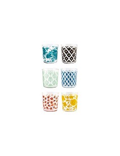 Compra Vaso agua vidrio decorado colourful 35 cl - surtido NON 1124135 al mejor precio