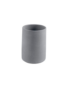 Compra Vaso portacepillos gris cemento SPIRELLA 1020318 al mejor precio