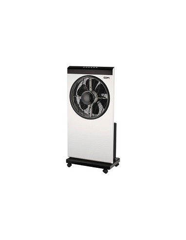 Compra Ventilador nebulizador blanco/negro 80w diámetro aspas 30 deposito 1,5 litros EDM 33515 al mejor precio