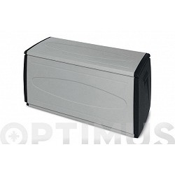 Compra Baul resina 308 l negro gris TWIST BLACK 120 X 54 X 57 CM 1001892 al mejor precio