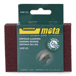 Lija de esponja oxido de aluminio grano 120 axe120 mota