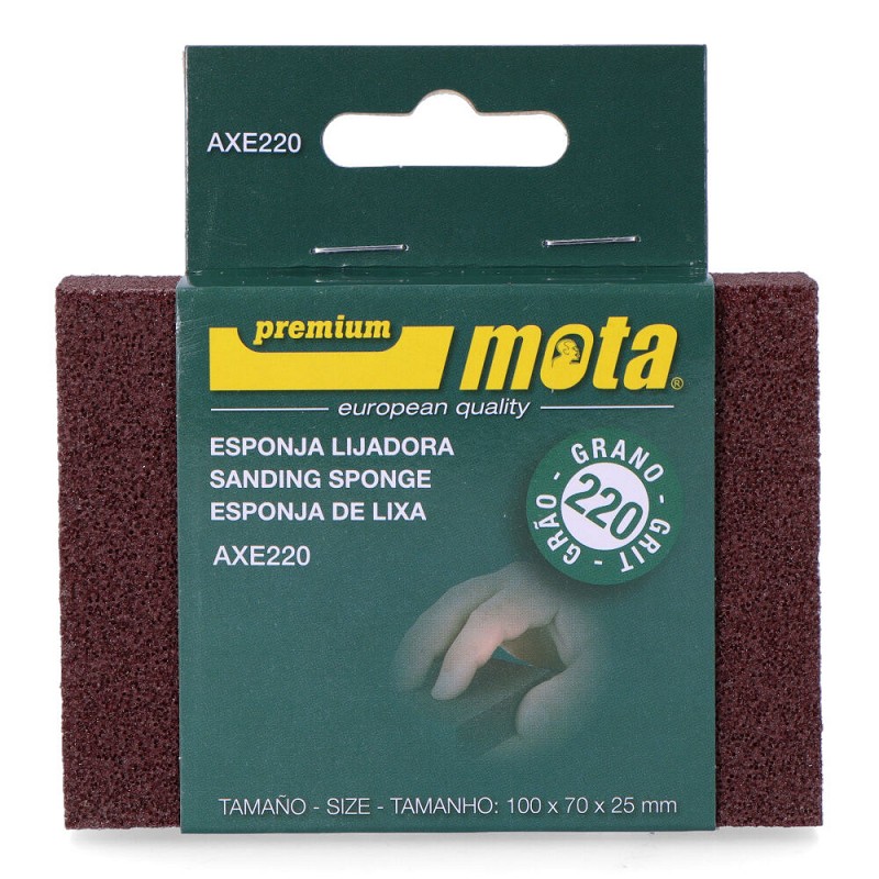 Lija de esponja oxido de aluminio grano 220 axe220 mota