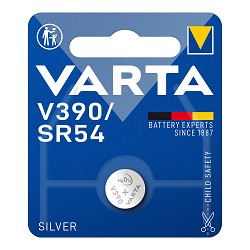 Micro pila de boton varta silver sr54 - v390 1,55v (blister 1 unid.) ø11,6x3,05mm