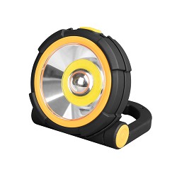 Linterna de led 150lm 2 potencias + luz de emergencia 3xaa (pilas incluidas) edm