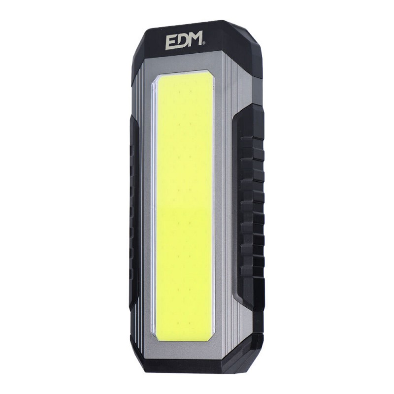 Linterna led de aluminio 10w 3 leds 1000lm 2x2000mah edm