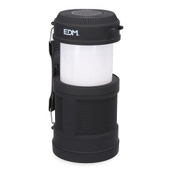 Linterna y farol de led a pilas 3w + 5 w 300lm 6000k - 7500k edm