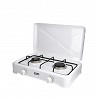 Cocina de gas esmaltada 2 fuegos 46x30x12cm edm