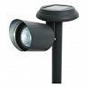 Estaca de jardin proyector solar led 3lm 6400k 45° 10x17x25,5cm