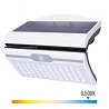 Aplique solar 6w 430lm 6.500k con sensor color blanco edm