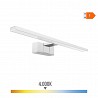 Lámpara de pared de led 8w 800lm 4.000k 40x12,8x5,10cm edm