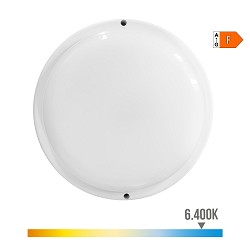 Aplique redondo led con sensor 18w 1820lm 6.400k edm