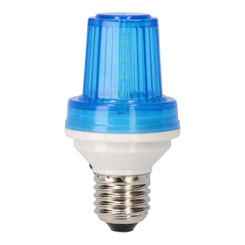 Bombilla flash e27 1w color azul edm