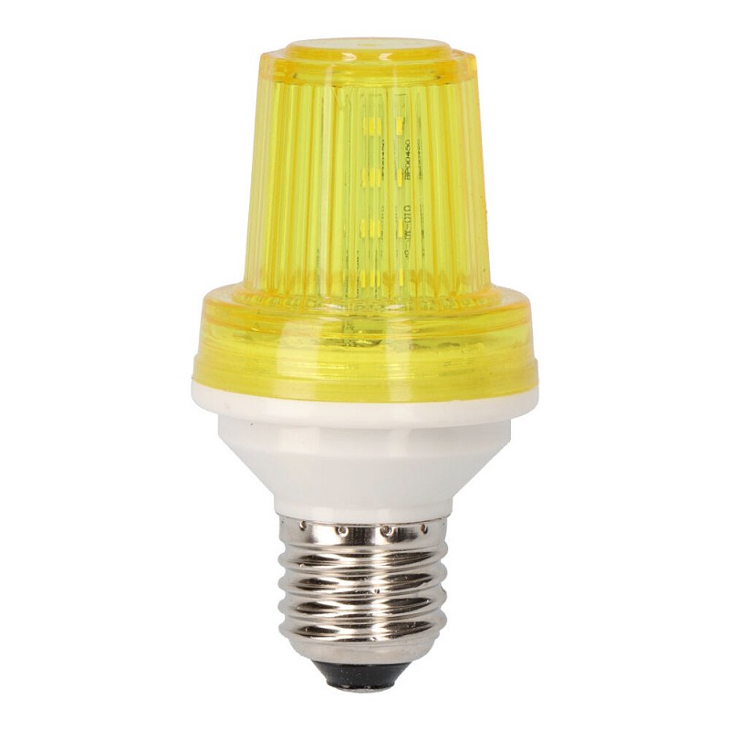 Bombilla flash e27 1w color amarillo edm