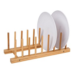 Porta platos de bambú 34x12,5x12cm