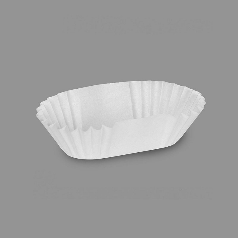 Blister con 60 moldes de papel para magdalenas alargada 5,3x2,5x2,3cm