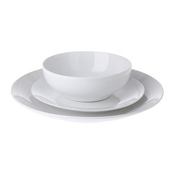 Servicio de mesa de 12 piezas platos+cuencos