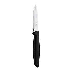 Cuchillo para legumbres y frutas 3" plenus negro 7,62cm tramontina