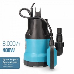 Compra Bomba para extraccion de agua limpia 400w 17x30cm koma tools al mejor precio