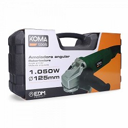 Compra Amoladora electrica 1050w ø125mm 22,8x35,5cm koma tools al mejor precio