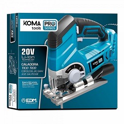 Compra Sierra de calar 20v (sin batería ni cargador) 23x21,5cm koma tools al mejor precio