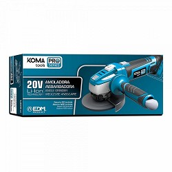 Compra Amoladora 20v (sin batería ni cargador) ø115mm 28,9x23,9cm koma tools al mejor precio