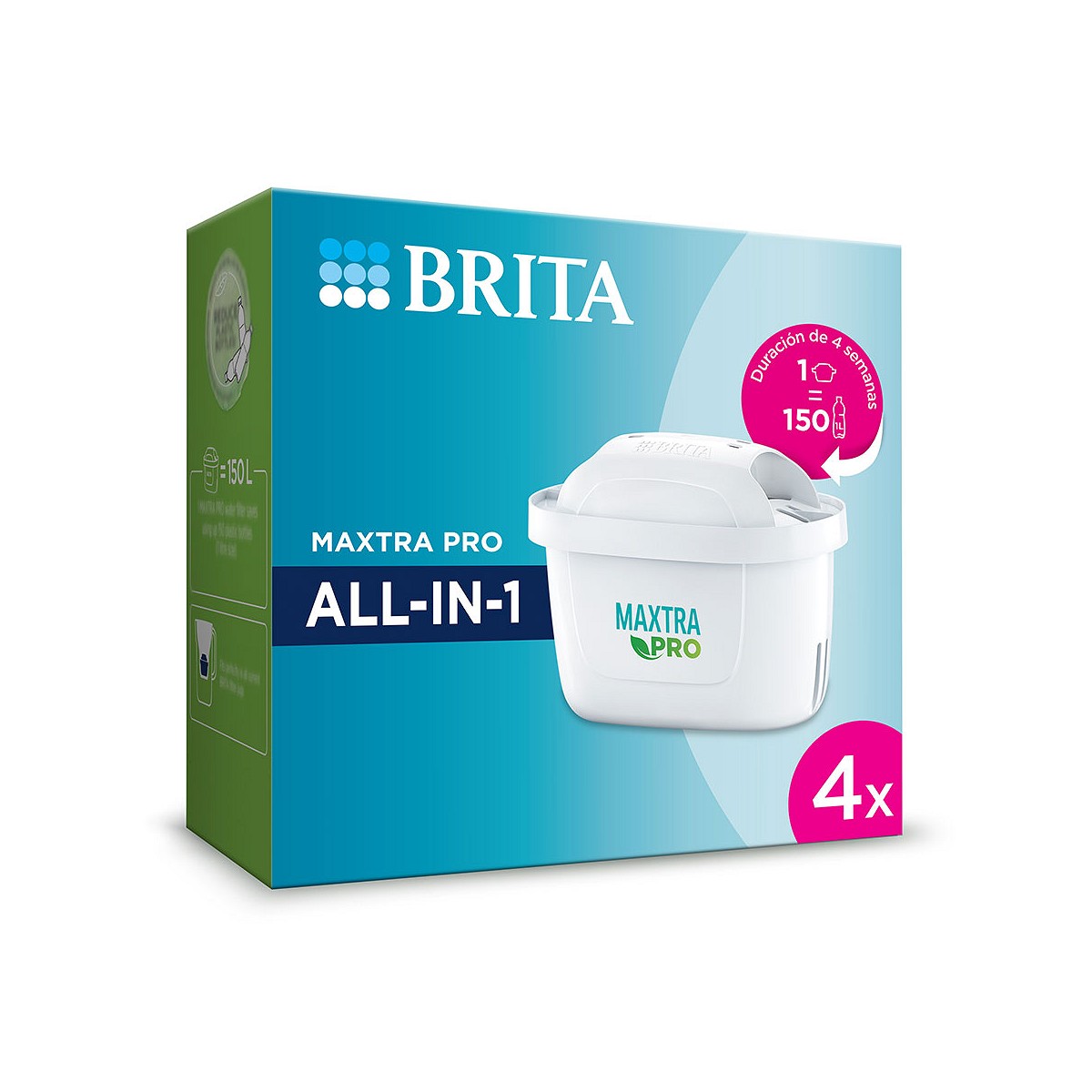 Pack 4 maxtra pro all-in-1-4 meses 1050811 brita