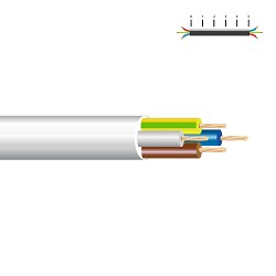 Manguera acrilica 4x1,5mm blanca euro/m