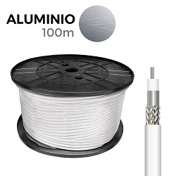 Cable coaxial apantallado aluminio edm euro/m