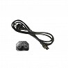 Cable de alimentador para portatil negro 2m