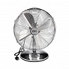 Ventilador de sobremesa. color cromado. potencia: 60w aspas: ø40cm edm