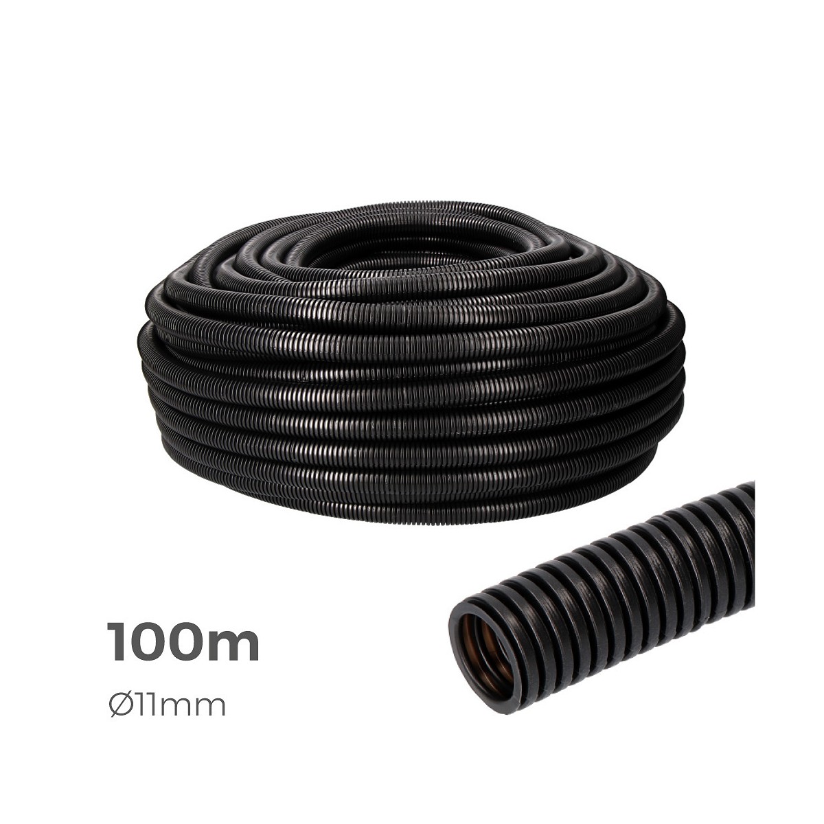 Corrugado para interior medida 11mm ce m-16 euro/m