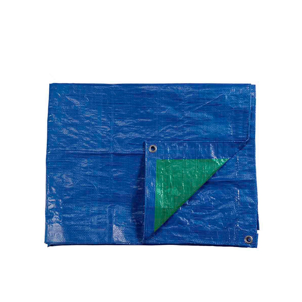 Toldo 6x10m de doble cara. color azul/verde. densidad 90g/m² edm