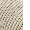 Cable cordon tubulaire 2x0,75mm c15 beige 25m