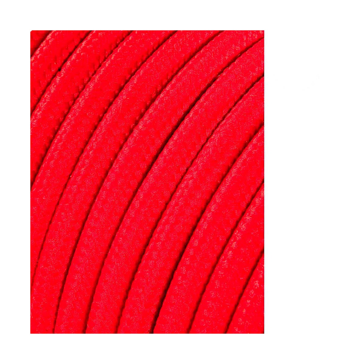 Cable cordon tubulaire 2x0,75mm c62 rojo 25m